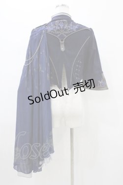 画像2: Ozz oneste / 青薔薇マント付ジャケット  ネイビー H-26-01-12-1023-OO-JA-KB-ZH