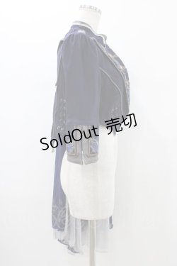 画像3: Ozz oneste / 青薔薇マント付ジャケット  ネイビー H-26-01-12-1023-OO-JA-KB-ZH