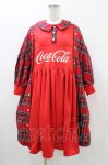 画像1: HEIHEI / Coca-Cola限定ワンピース  レッド H-26-01-12-1026-PU-OP-KB-ZH (1)