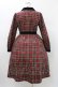 画像2: Melody BasKet / ノーブルタータンワンピース  レッド H-26-01-12-1027-LO-OP-KB-ZH (2)