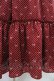 画像5: Melody BasKet / Little dot Ribbonレース襟ワンピース L レッド H-26-01-12-1028-LO-OP-KB-ZH (5)
