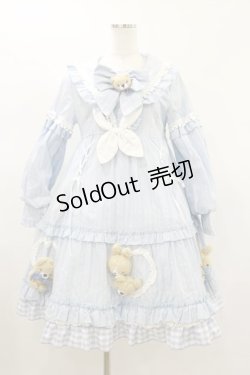 画像1: To Alice / セーラーワンピースセット S サックス H-26-01-12-026-LO-OP-NS-ZH