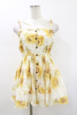 画像1: LIZ LISA / ひまわり柄チュニック Free オフ H-26-01-12-030-LO-TO-NS-ZH