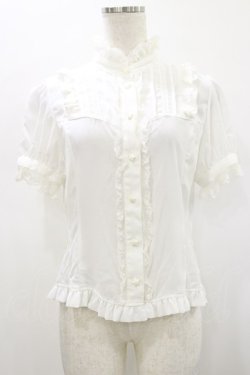 画像1: Innocent World / 星空と乙女の祈りブラウス M オフ H-26-01-12-035-IW-BL-NS-ZH