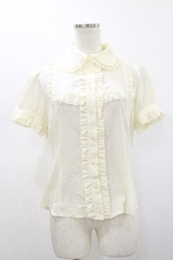 画像1: Innocent World / ロングヘムブラウス M 生成り H-26-01-12-037-IW-BL-NS-ZH