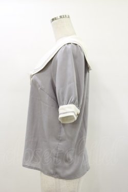 画像3: Amavel / Starry Sugar Planetariumセーラーブラウス Free グレー H-26-01-12-038-CA-BL-NS-ZH