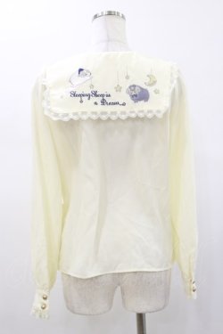 画像2: Amavel / Sleeping Sheepスクエアカラーブラウス Free アイボリー H-26-01-12-039-CA-BL-NS-ZH