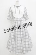 m petit by misako / チェックキリカエワンピース M オフ/ブラック H-26-01-13-026-LO-OP-NS-ZH