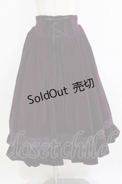 画像1: axes femme Kawaii / ベルベットドールスカート M パープル H-26-01-13-030-AX-OP-NS-ZH