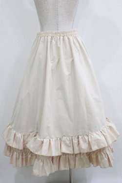 画像3: FLC / MINA*ティアードスカート M アイボリー H-26-01-13-031-LO-SK-NS-ZH