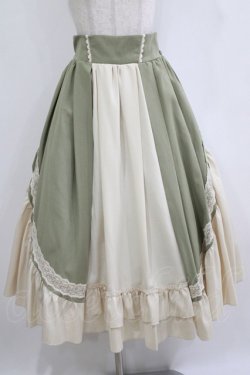 画像1: axes femme Kawaii / マリアンヌスカート M グリーン H-26-01-13-032-AX-SK-NS-ZH