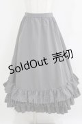 FLC / MINA*ティアードスカート M グレー H-26-01-13-033-LO-SK-NS-ZH
