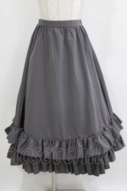 画像1: FLC / MINA*ティアードスカート M グレー H-26-01-13-033-LO-SK-NS-ZH