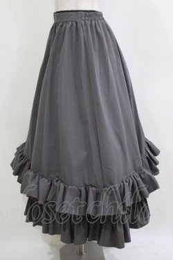 画像2: FLC / MINA*ティアードスカート M グレー H-26-01-13-033-LO-SK-NS-ZH