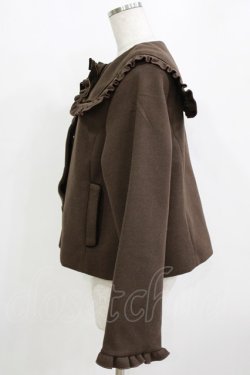 画像2: m petit by misako / AM*セーラーショートコート L ブラウン H-26-01-13-036-LO-CO-NS-ZH