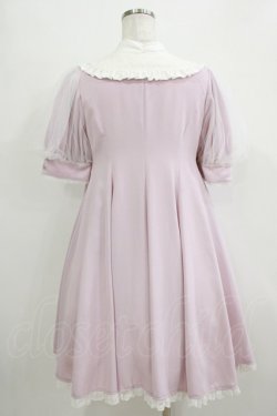 画像3: mille fille closet by LODISPOTTO / MapleリボンAラインワンピース M ピンク H-26-01-13-042-LO-OP-NS-ZH