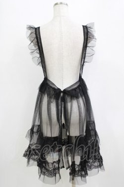 画像3: virally / 星名桜子 hsチュールエプロンジャンスカ M ブラック H-26-01-13-043-PU-OP-NS-ZH