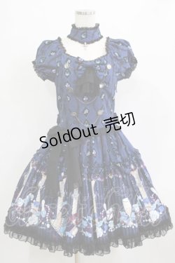 画像1: metamorphose / Masquerade Ladyワンピース Free ネイビー H-26-01-13-005-ME-OP-NS-ZH