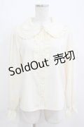 m petit by misako / AM マルエリフリルブラウス M アイボリー H-26-01-13-048-LO-BL-NS-ZH
