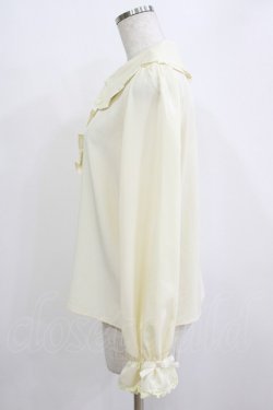 画像2: m petit by misako / AM マルエリフリルブラウス M アイボリー H-26-01-13-048-LO-BL-NS-ZH