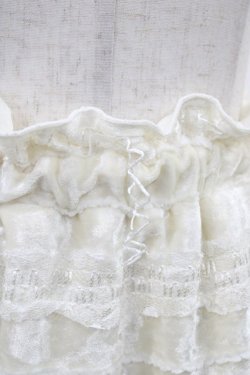 画像3: merry jenny / ベロアフリルミニスカート  アイボリー H-26-01-13-1032-LO-SK-KB-ZH