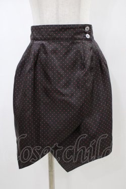 画像1: MILK / Tulipリバーシブルスカート  ブラック H-26-01-13-1033-ML-SK-KB-ZH