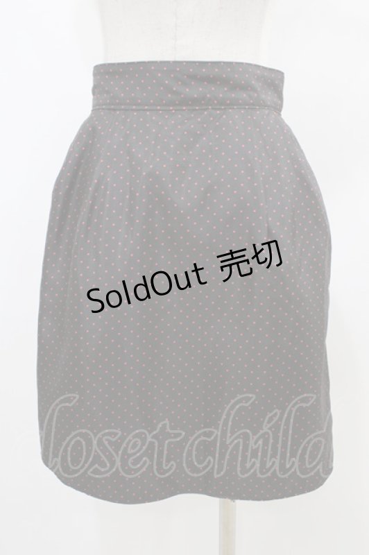 画像2: MILK / Tulipリバーシブルスカート  ブラック H-26-01-13-1033-ML-SK-KB-ZH (2)