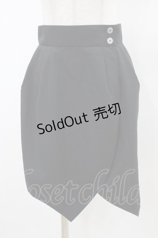 画像3: MILK / Tulipリバーシブルスカート  ブラック H-26-01-13-1033-ML-SK-KB-ZH (3)
