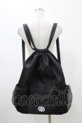Candy Stripper / CND KNAP SACK  ブラック H-26-01-13-1006-PU-BG-KB-ZH
