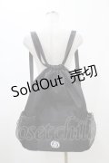 Candy Stripper / CND KNAP SACK  ブラック H-26-01-13-1006-PU-BG-KB-ZH