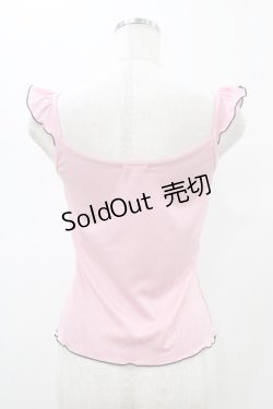 画像2: MILK / ギャザーリボンキャミ  ピンク H-26-01-13-1038-ML-TO-KB-ZH