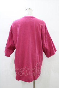 画像2: HYSTERIC GLAMOUR / BEAR HELLO AGAINオーバーサイズTシャツ  ピンク H-26-01-13-1041-PU-TO-KB-ZH