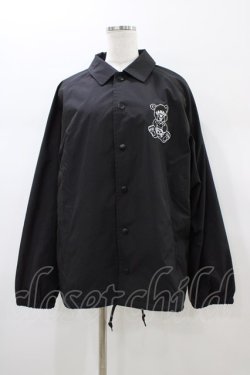 画像1: Candy Stripper / FREAK OUT COACH JACKET  ブラック H-26-01-13-1052-PU-JA-KB-ZH
