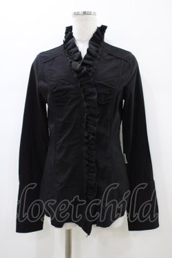 画像1: Rozen Kavalier / レースフリルブラウス  ブラック H-26-01-13-1054-OO-BL-KB-ZH