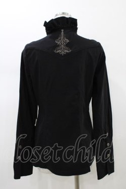 画像2: Rozen Kavalier / レースフリルブラウス  ブラック H-26-01-13-1054-OO-BL-KB-ZH