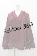Ozz oneste / 和襟重ねブラウス  ボルドー H-26-01-13-1057-OO-BL-KB-ZH