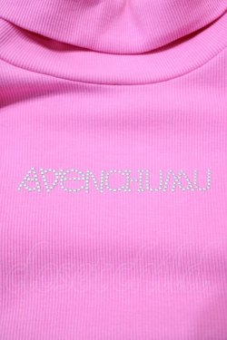 画像3: AVENCHUMU / Studs logo high neck tops  PINK(濃ピンク) H-26-01-13-1059-LO-TO-KB-ZH