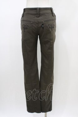 画像2: Ozz Croce / 刺繍ポケットパンツ  カーキ H-26-01-13-1008-OO-PA-KB-ZH