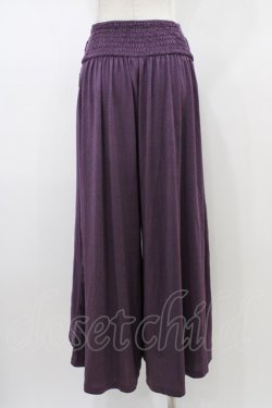 画像2: Ozz oneste / 和チャイナワイドパンツ  パープル H-26-01-13-1010-OO-PA-KB-ZH