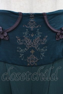 画像3: Ozz oneste / 和チャイナワイドパンツ  グリーン H-26-01-13-1012-OO-PA-KB-ZH