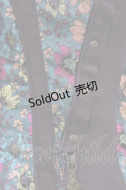 画像3: Ozz oneste / ジャガード切替ベストワンピース  パープル H-26-01-13-1019-OO-OP-KB-ZH