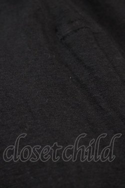 画像4: gouk / サイドギャザーシャーリングワンピース  黒×青 H-26-01-13-1023-GO-OP-KB-ZH