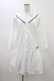 画像1: MILK / Royal Navy dress  ホワイト H-26-01-13-1024-ML-OP-KB-ZH (1)
