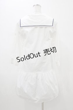 画像2: MILK / Royal Navy dress  ホワイト H-26-01-13-1024-ML-OP-KB-ZH