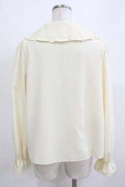 画像3: m petit by misako / AM マルエリフリルブラウス M アイボリー H-26-01-13-048-LO-BL-NS-ZH