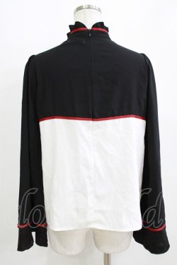 画像3: Amavel / パンダと寿桃の中華菓子ブラウス Free ブラック H-26-01-13-050-CA-BL-NS-ZH