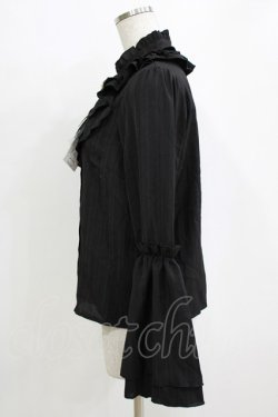 画像2: Amavel / アンティークバックルフレアスリーブブラウス Free ブラック H-26-01-13-051-CA-BL-NS-ZH