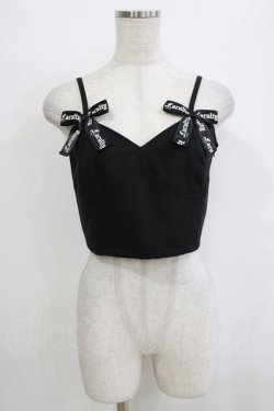 画像1: Jamie エーエヌケー / ゴシックリボンビスチェ M ブラック H-26-01-13-057-LO-TO-NS-ZH