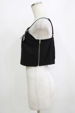 画像2: Jamie エーエヌケー / ゴシックリボンビスチェ M ブラック H-26-01-13-057-LO-TO-NS-ZH