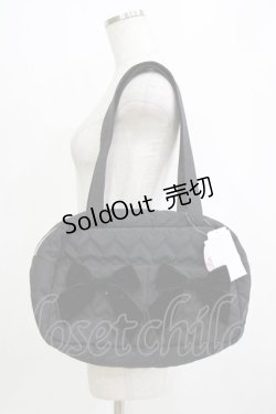 画像1: m petit by misako / AM*ハートキルティングB  ブラック H-26-01-13-059-LO-BG-NS-ZH